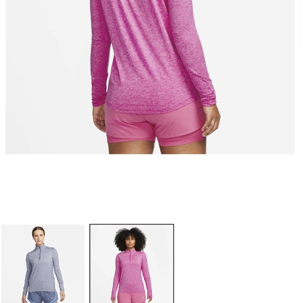 Nike Women's 1/2-Zip Running Top - Picture 10 of 10